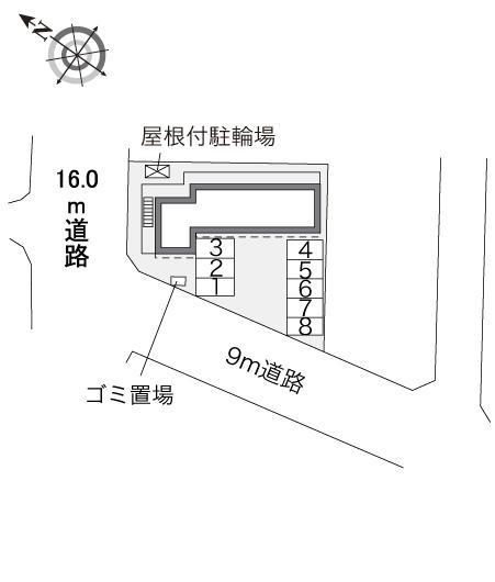 コンフォートＳ(29661)の駐車配置図