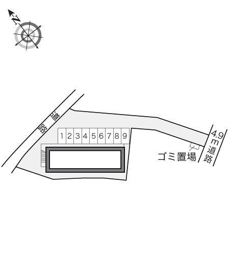 吉住(11908)の駐車配置図