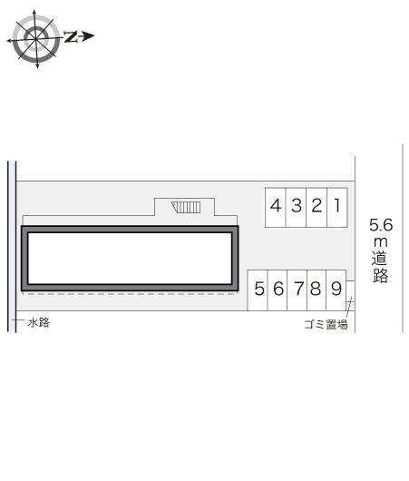 イーストＫ　Ⅱ(17409)の駐車配置図