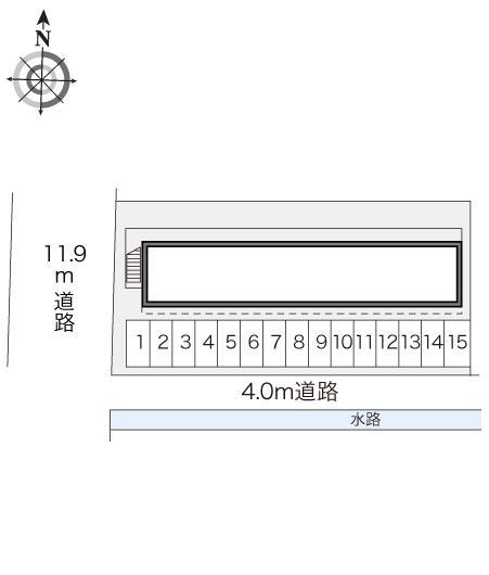 毬Ⅱ(18134)の駐車配置図