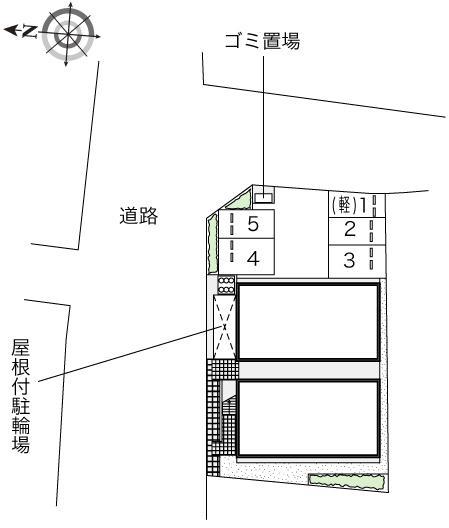 レジャンド今津(41574)の駐車配置図