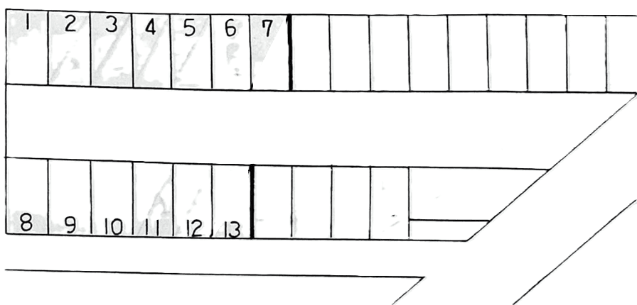 スマイルパーク26号の駐車配置図