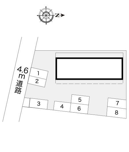 茜山(9691)の駐車配置図