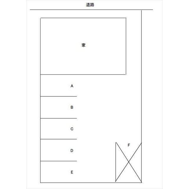 西泉3丁目パーキングの駐車配置図