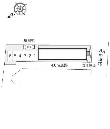 泉大津中央(20400)の駐車配置図