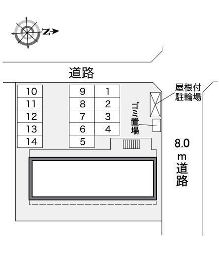 オトワ(38499)の駐車配置図