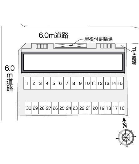 雅(27500)の駐車配置図