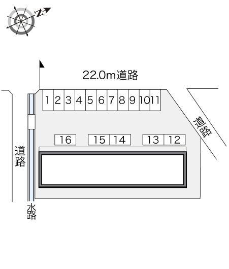 アンビシャス(22635)の駐車配置図
