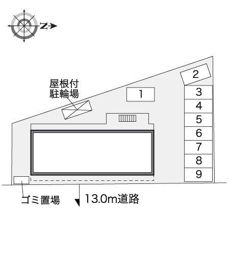 プリメロ(34230)の駐車配置図
