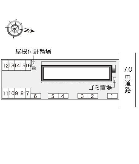 ハロー　ハッシー(41150)の駐車配置図