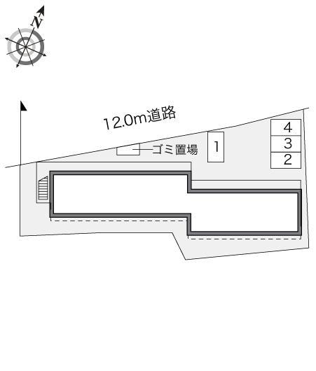 ペルル(22796)の駐車配置図