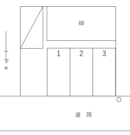 栄町4丁目駐車場の駐車配置図