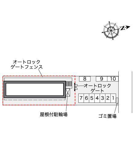 レヴェルベールⅤ(39902)の駐車配置図
