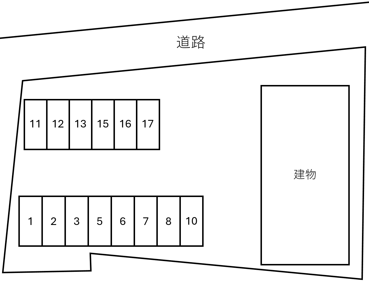 ＤＵＰＬＥＸ ＳＵＺＵＫＩの駐車配置図
