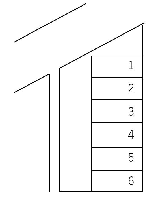 木村駐車場の駐車配置図