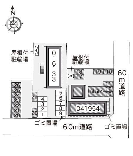 ＡＴ５７(41954)の駐車配置図