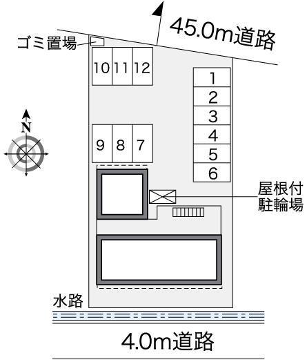 ＮＫＳあきた(35016)の駐車配置図