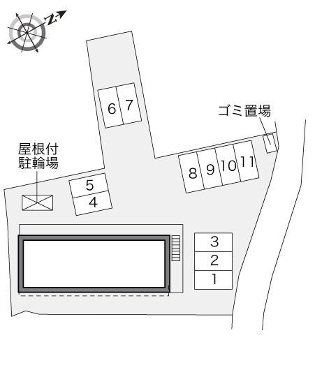 ユイマール(34208)の駐車配置図