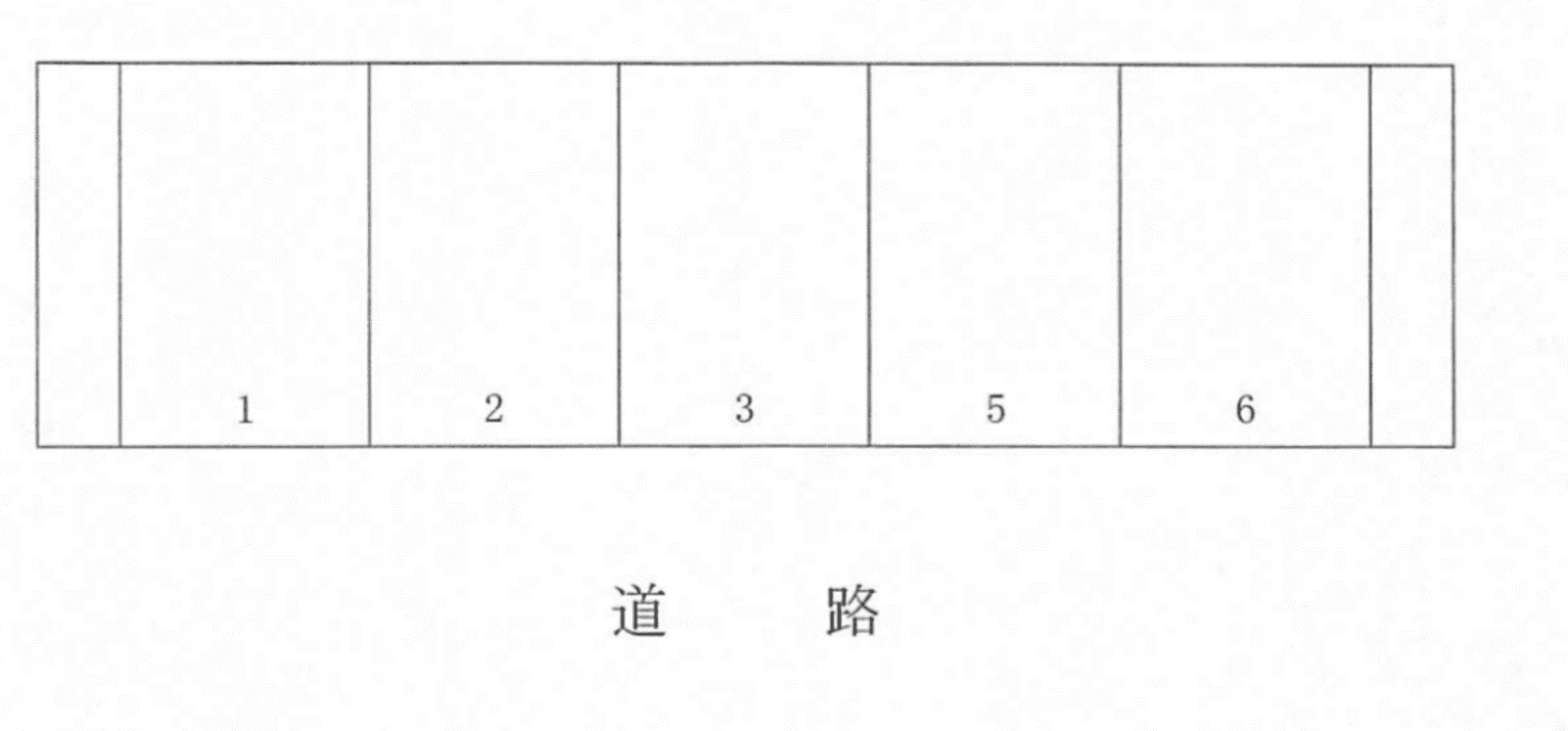 大蔵２丁目第３パーキングの駐車配置図