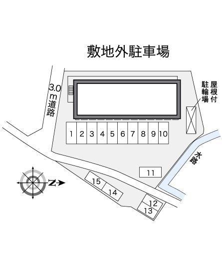 紀陽(25828)　敷地外駐車場の駐車配置図