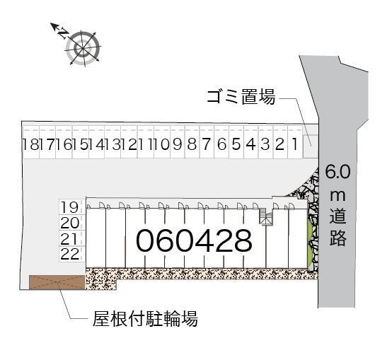 アルクリパリーザ　Ｔ(60428)の駐車配置図