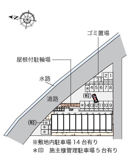 グランシャリオ(55259)の駐車配置図