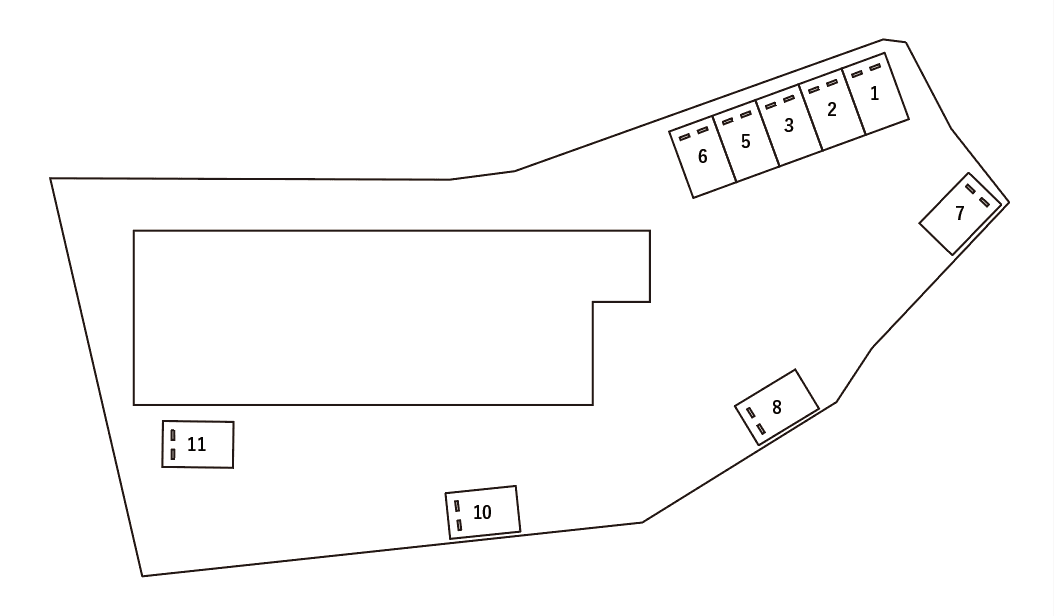 アンプルールフェール樹の駐車配置図