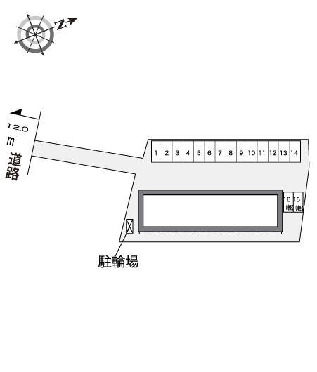 八雲(30259)の駐車配置図