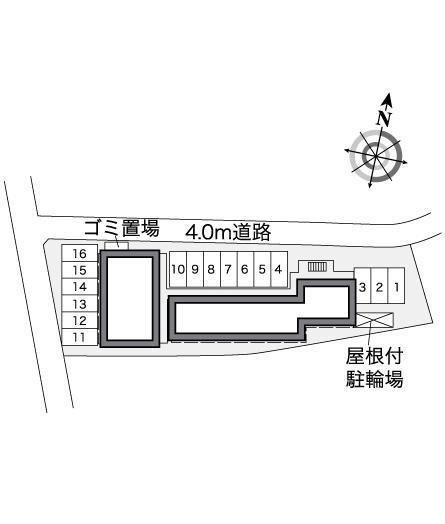 ディアコート(26753)の駐車配置図