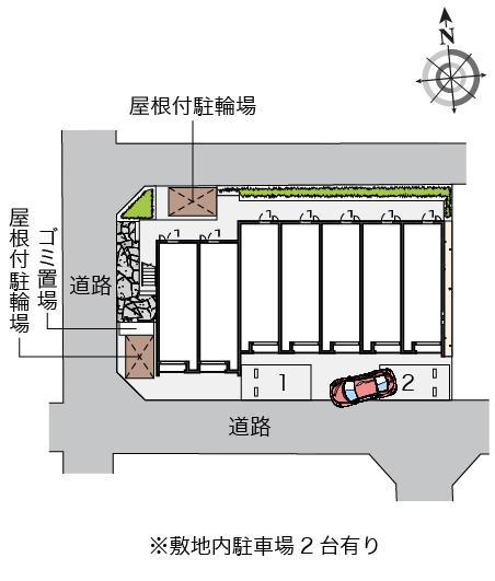 クレイノボヌール　テルマエ(57773)の駐車配置図