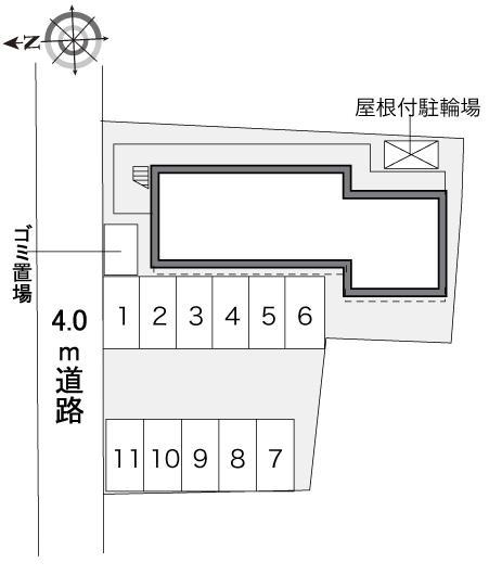 アーレン(33919)の駐車配置図