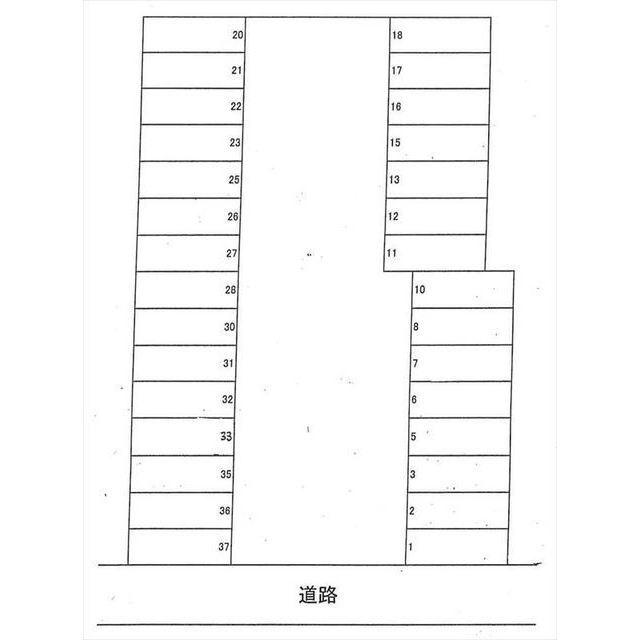 芳斉KONDO Pの駐車配置図