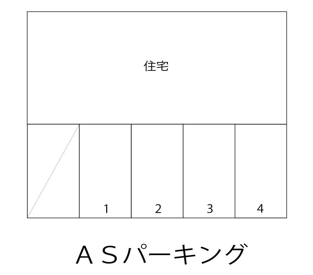 ASパーキングの駐車配置図