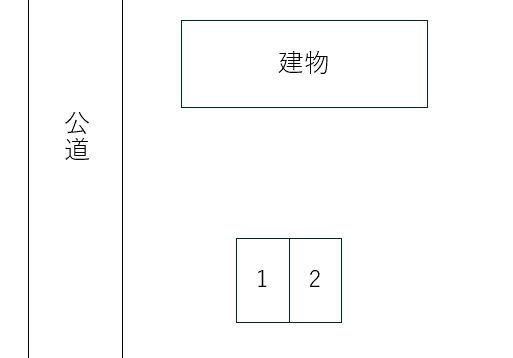 黒笹駐車場の駐車配置図