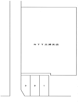 天神町駐車場の駐車配置図
