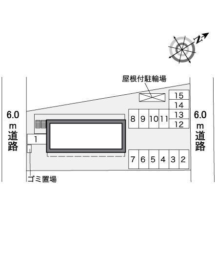 まほろば高見(38738)の駐車配置図