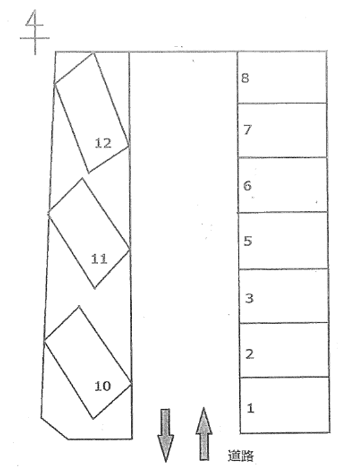 P276の駐車配置図