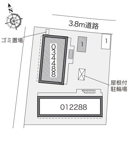 ＶＩＳＴＡ(34488)の駐車配置図