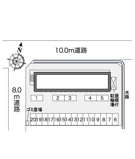 ルーチェ(26235)の駐車配置図