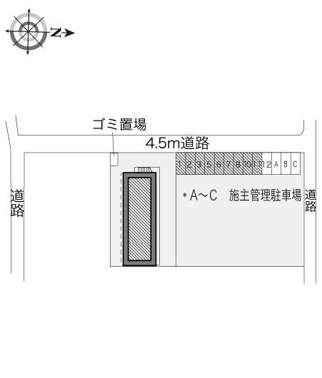 サンハイム東雲ＰａｒｔⅡ(19642)の駐車配置図