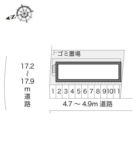 樹(17053)の駐車配置図