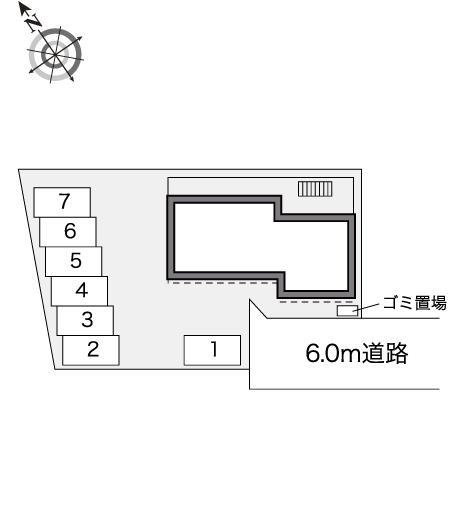 富岡(41659)の駐車配置図