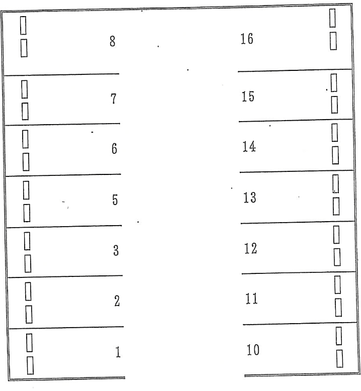 ２２５の駐車配置図