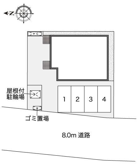 バレーコリーヌ(45927)の駐車配置図