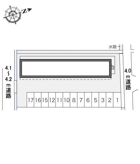 グランドカメリア(16483)の駐車配置図