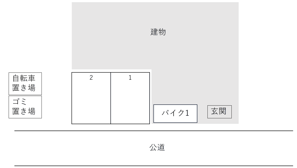 アラウィ－ゴ駐車場の駐車配置図