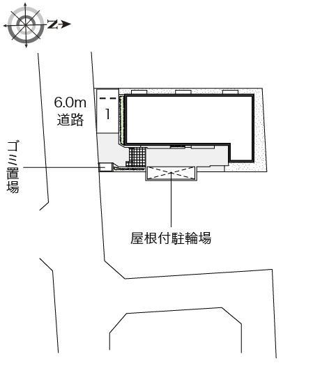 ロワール(53014)の駐車配置図