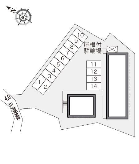 フォーチュンＭＳ(27891)の駐車配置図