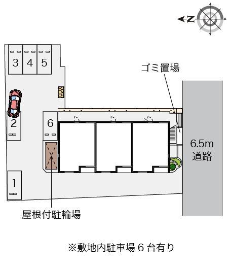 シルクⅡ(52474)の駐車配置図