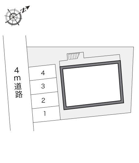 コンフォート小宮(11695)の駐車配置図
